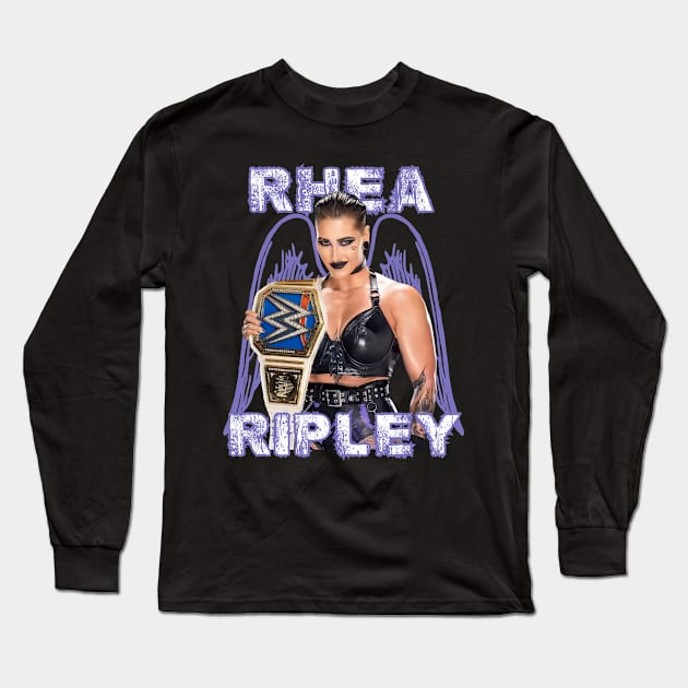 Rhea Ripley - Judgement Day Long Sleeve T-Shirt by AwkwardTurtle